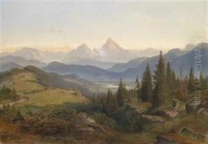Landscape With Mountain Range