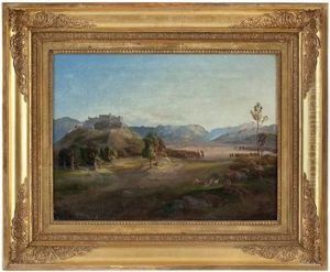 Blick Auf Die Festung Hohensalzburg Und Das Sudliche Umland by Joseph Mayburger