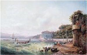 On The Bosphorus by August George Mayer