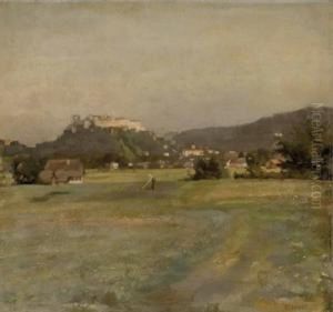 Blick Auf Festung Hohen Salzburg by Elfriede Mayer