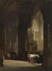 Nurnberg - St. Lorenz. by Friedrich Carl Mayer