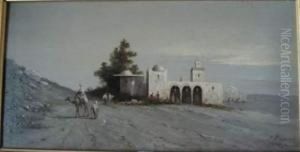 Halte Dans Le Desert by Louis Mayer