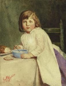 The Bowl Of Porridge by George Willoughby Maynard