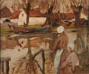 By The River by William Frederick Mayor