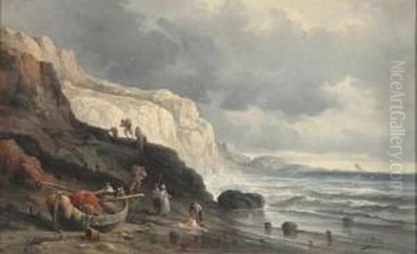 Kustenlandschaft Mit Fischern - view 1
