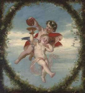 An Allegory Of Plenty by Alexis-Joseph Mazerolle