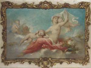 An Allegory Of Love by Alexis-Joseph Mazerolle