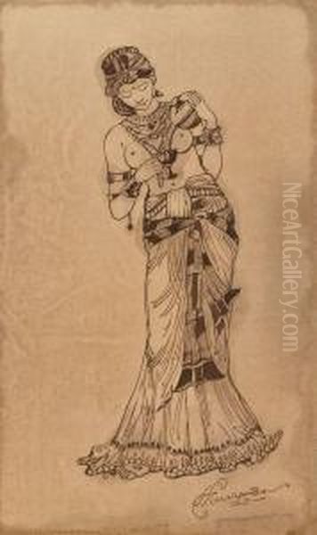 Standing Female Figure - view 1