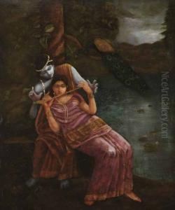 Radhakrishna by Hemendranath Mazumdar