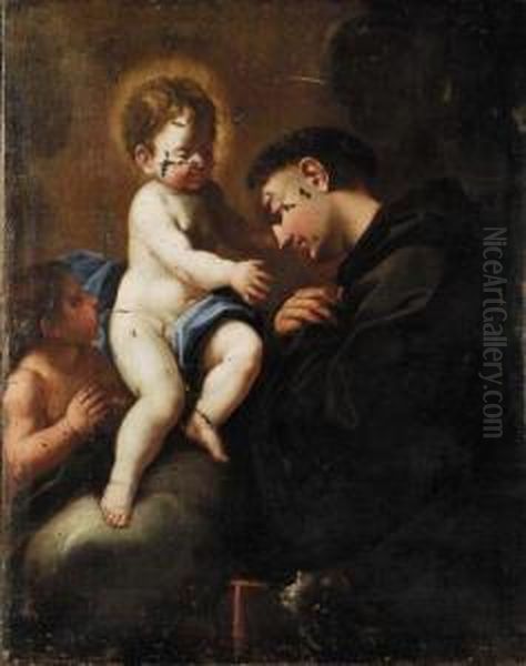Sant antonio Con Bambino E San Giovannino - view 1