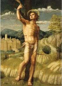 The Martyrdom Of St. Sebastian by Il Mazziere