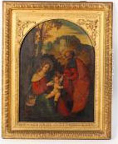 The Virgin And Child With St. Joseph In A Landscape - view 1