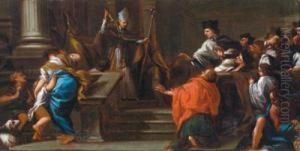 Giudizio Di Un Tribunale Ecclesiastico by Sebastiano Mazzoni