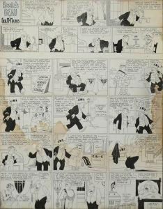 Jiggs Has A Lunch Of Corned Beef And Cabbage And Is Repeatedly Reminded Of It. by George Mc Manus