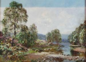 The Narrows, Loch Ard by Walter McAdam