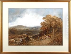 Figures In An Open Landscape by A. Mcarthur