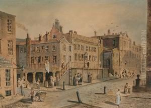 Dr White's House, King Street, Manchester; Mr Hyde's Shop, Market Street, Manchester by A. Mcarthur
