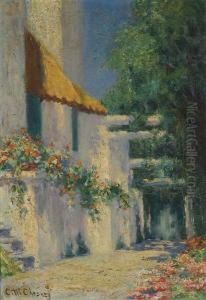 The Orange Awning by Clara Taggart Mcchesney