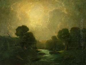 Black Family Picnicing Along The Potomac Above Great Falls by William C. Mcclausen