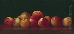 Apples On A Tabletop by William Joseph Mccloskey