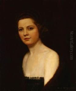 Portrait Of A Woman by William Joseph Mccloskey