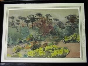 Spring, Hampstead Heath by Dugald Sutherland Mccoll