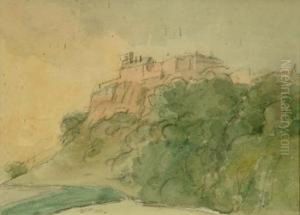 Edinburgh, Charcoals And Wash by Dugald Sutherland Mccoll