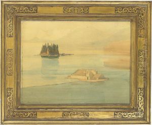 The Monastery Of Vlacherna With The Island Of Pontikonissi,corfu