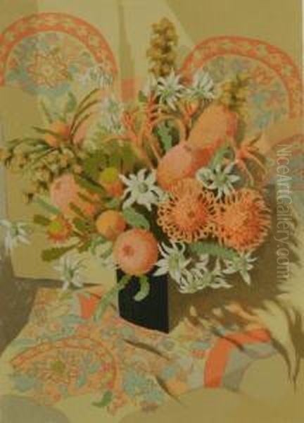 Kimono And Banksias - view 1