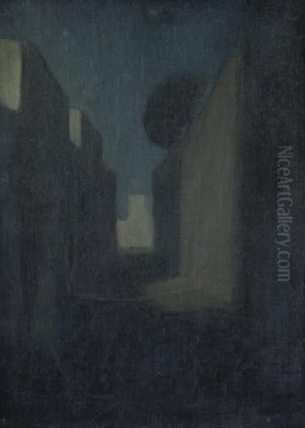 Street In Tangiers, Moonlight - view 1