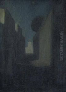 Street In Tangiers, Moonlight