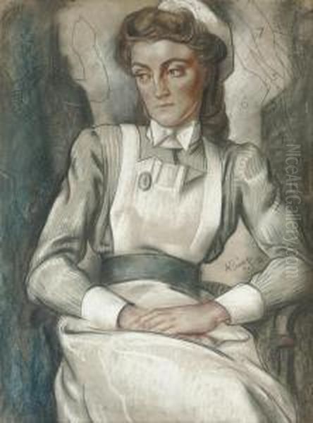 The Pensive Nurse - view 1