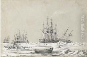 The Franklin Search Expedition Wintering In The Arctic by George Francis Mcdougall