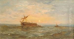 Abandoned Offthe Irish Coast Oil