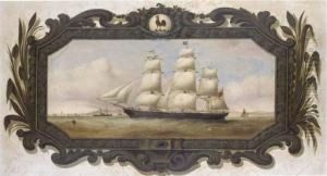 A Belfast Colonial Clipper, Possibly The Slieve Donard, Approaching Liverpool by Duncan Mcfarlane