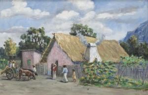 "mexican Village by Eloise Polk Mcgill