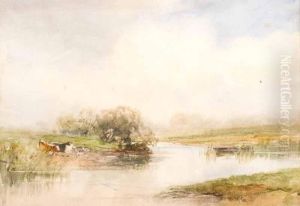 Cattle By The River by William Bingham McGuinness
