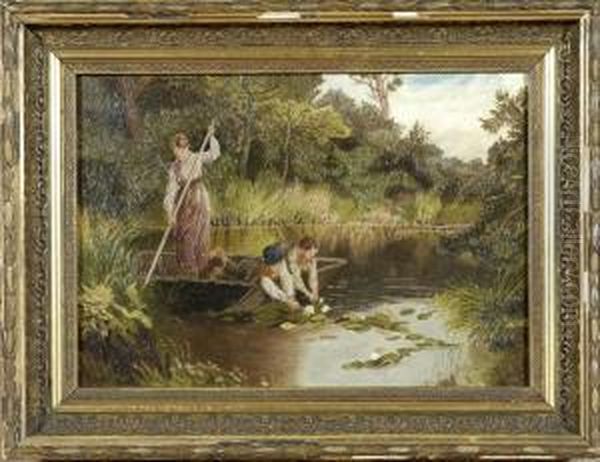 Landscape With River And Figures In Boat - view 1