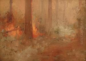 Burning Landscape by William Beckwith Mcinnes