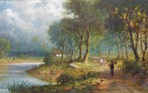 'berwick On Tweed' & 'on The Whiteadder' by Joseph Wrightson McIntyre