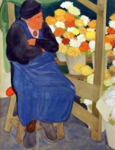 The Flower Seller by Joseph Wrightson McIntyre