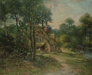 A Cottage By A River by Joseph Wrightson McIntyre