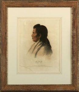 Sha-ha-ka - A Mandan Chief by Mckenney Thomas & Hall James