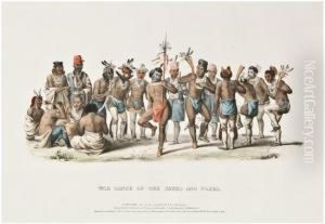 War Dance Of Thesauks And Foxes. by Mckenney Thomas & Hall James