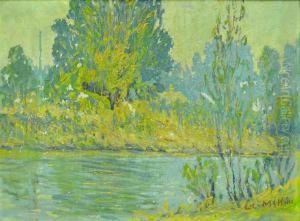 ''autumn On The Slough'' by Charles C. Mckim