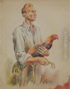 Man With Rooster