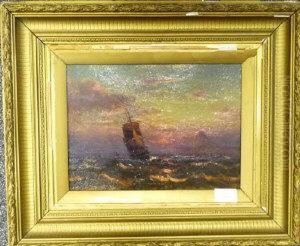 Off Holy Island by Duncan Fraser Mclea