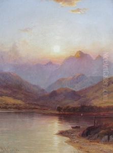 Loch Scene At Sunset Loch Scene At Sunset