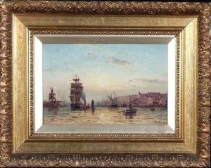 Sunset Over North Shields Harbour