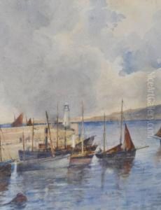 Harbour Scene Possibly Isle Of Man Harbour Scene Possibly Isle Of Man